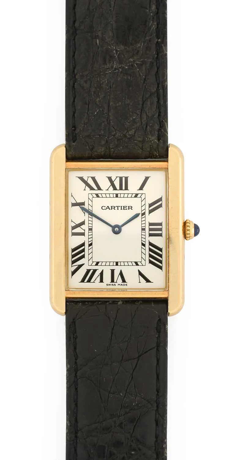 Cartier Tank 2742 27mm Yellow gold and stainless steel Silver