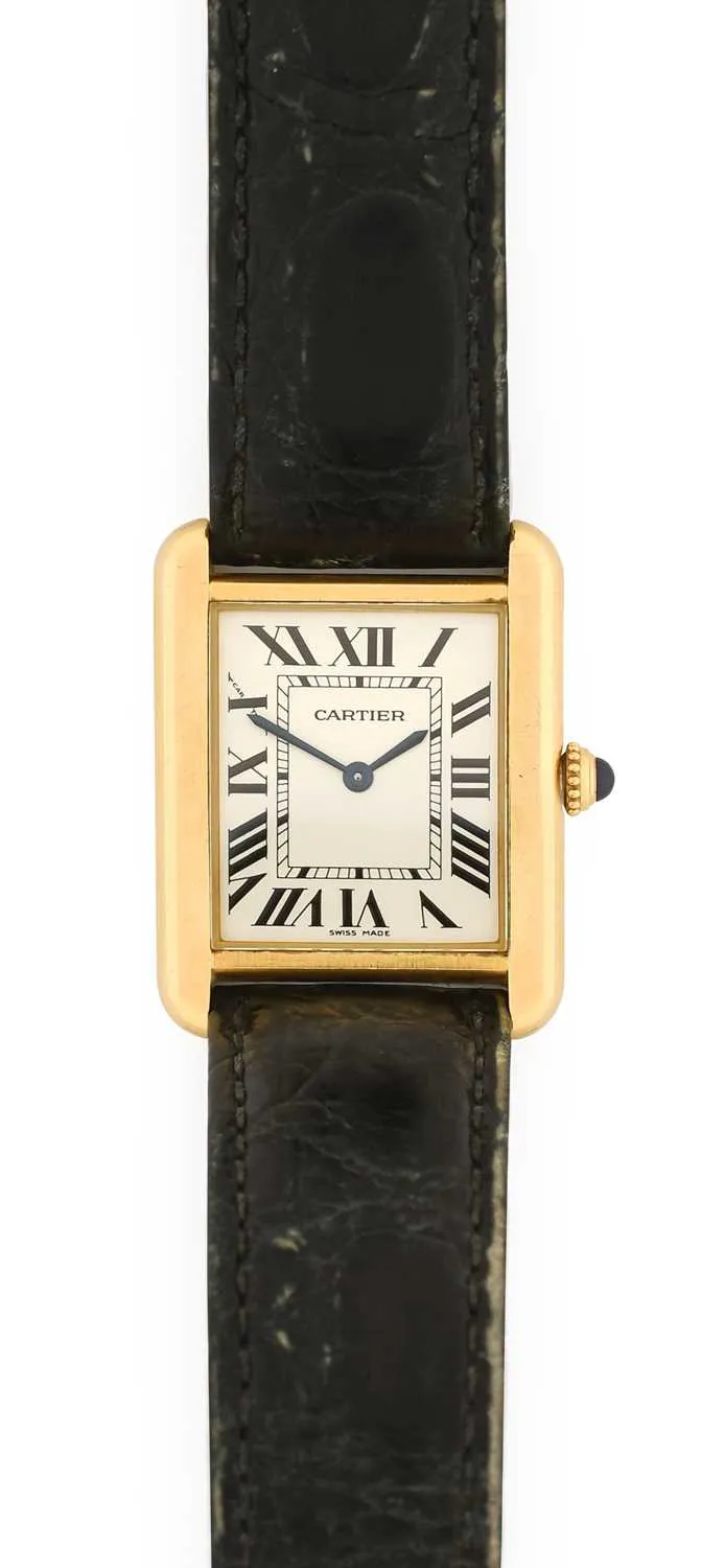 Cartier Tank 2743 30mm Yellow gold and stainless steel Silver