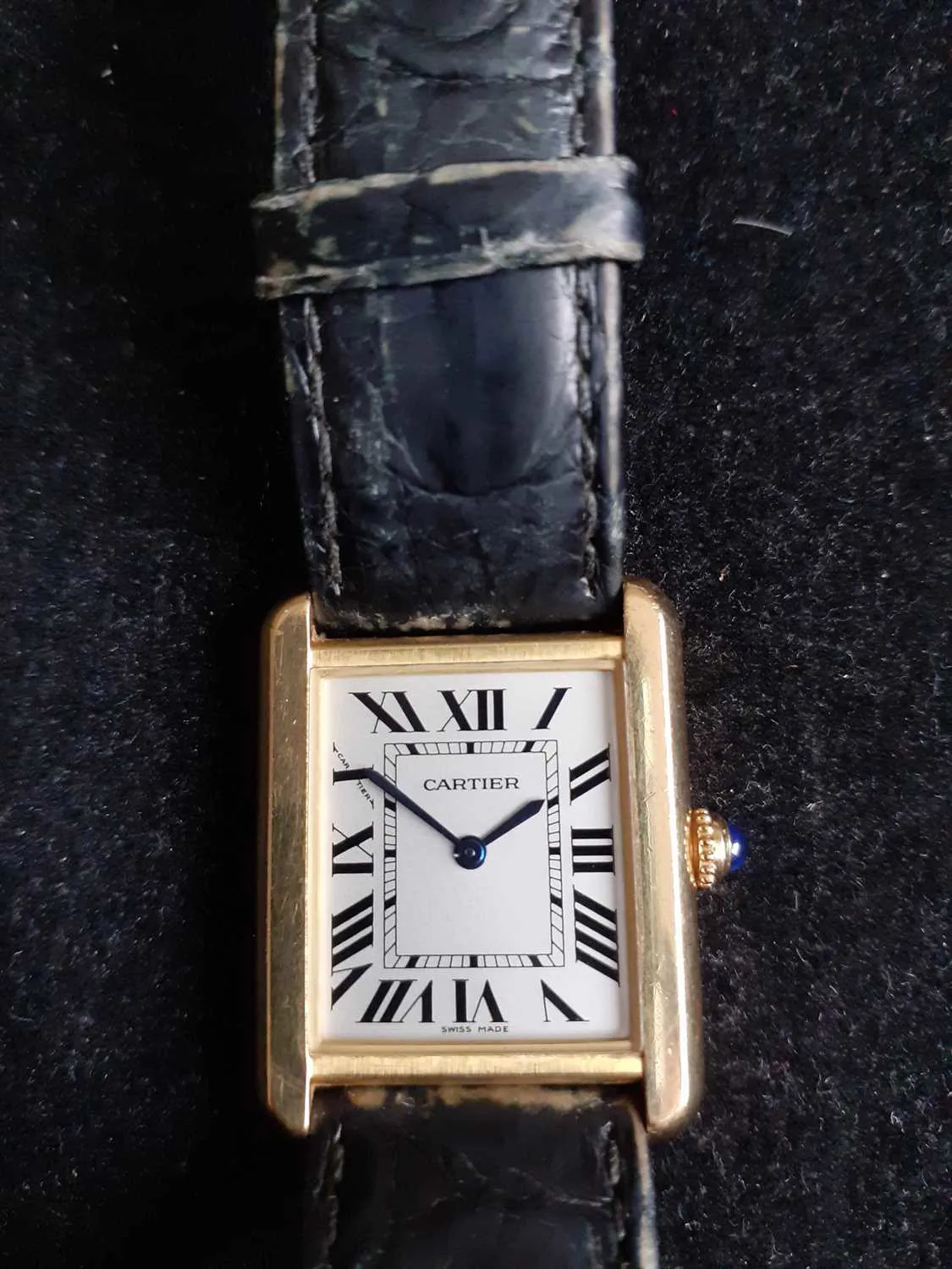 Cartier Tank 2743 30mm Yellow gold and stainless steel Silver 2
