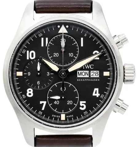 IWC Pilot IW387903 41mm Stainless steel Black