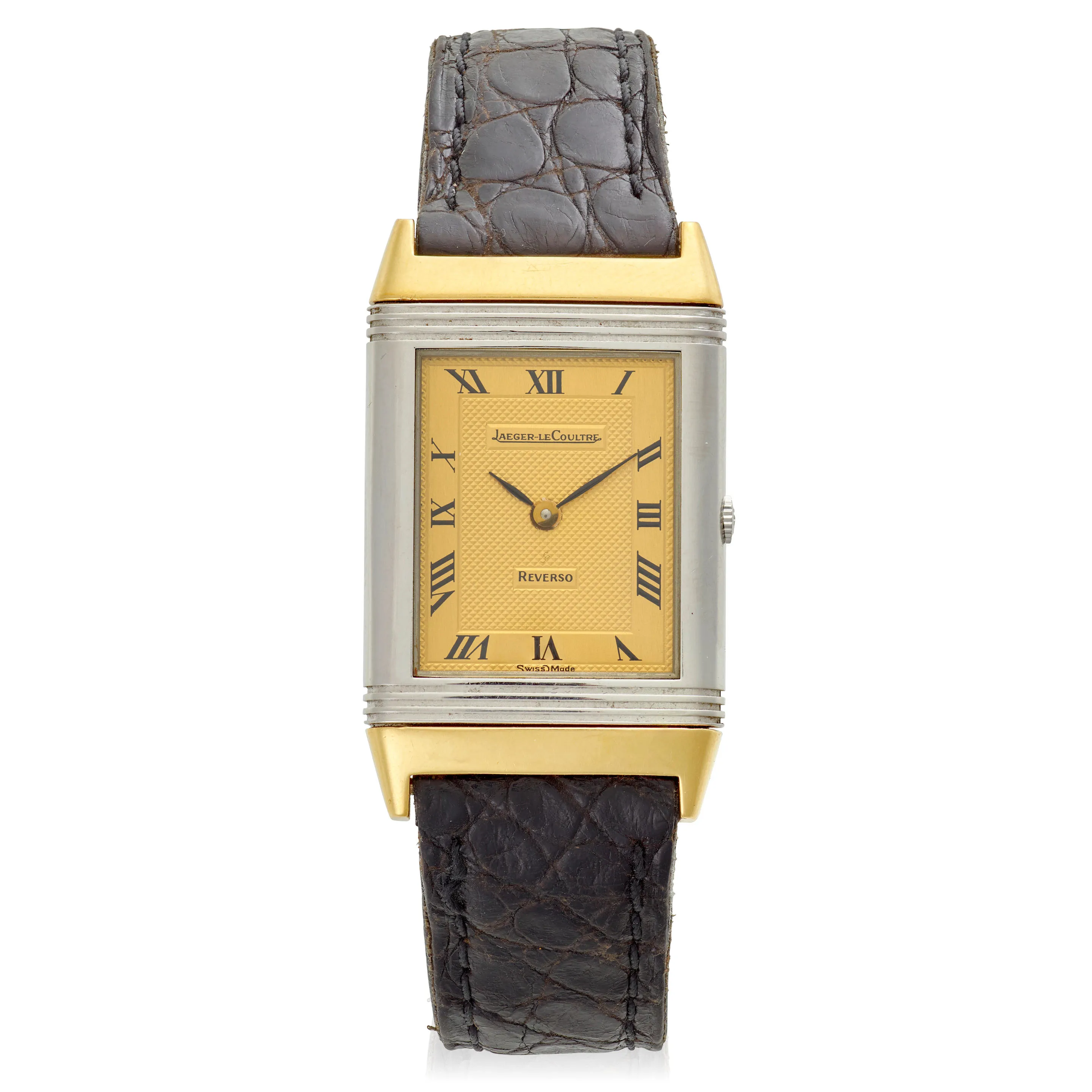 Jaeger-LeCoultre Reverso 140.251.5 33mm Yellow gold and stainless steel Champagne