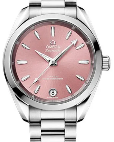 Omega Aqua Terra 220.10.34.20.10.003 34mm Stainless steel Pink