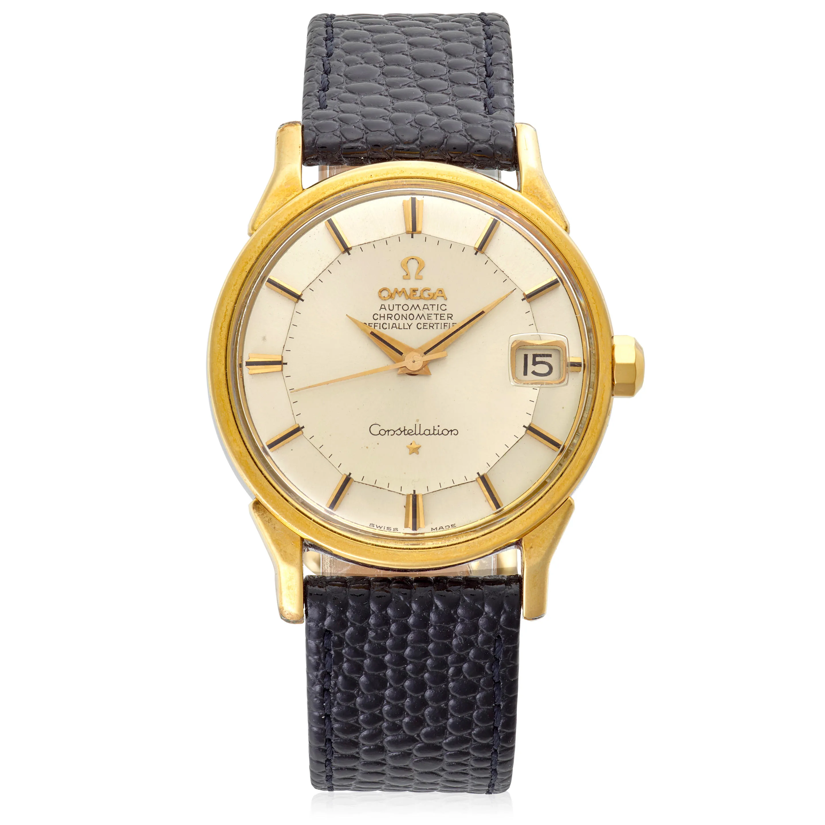 Omega Constellation 168.005 34mm Gold-plated Silver