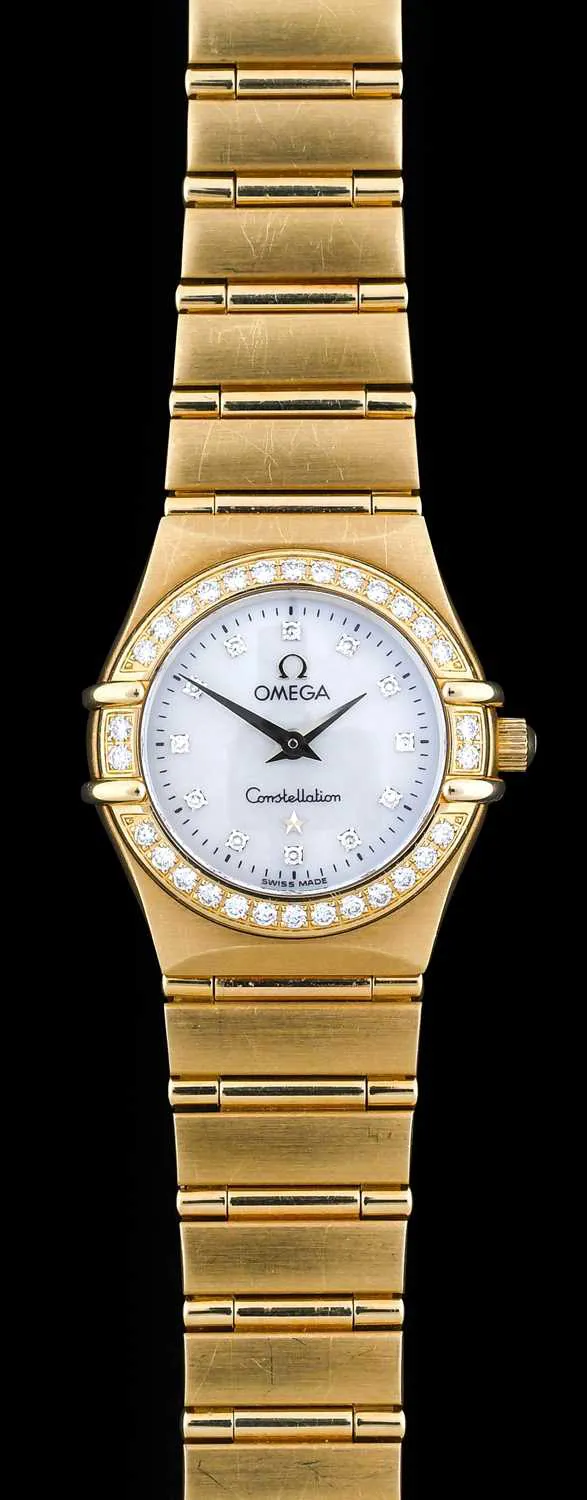 Omega Constellation 1167.75.00 23mm Yellow gold White