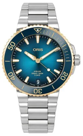 Oris Aquis 01 400 7769 6355-07 8 22 09PEB 41.5mm Stainless steel Blue