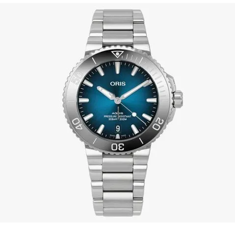 Oris Aquis 01 733 7732 4155-07 8 21 05PEB 39.5mm Stainless steel Blue