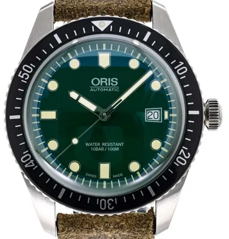 Oris Divers Sixty Five 01 733 7720 4057-07 8 21 18 42mm Stainless steel Green