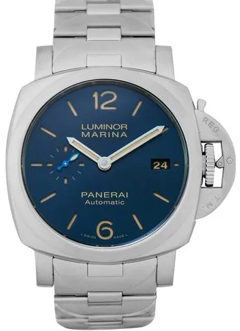 Panerai Luminor 1950 PAM 01028 42mm Stainless steel Blue