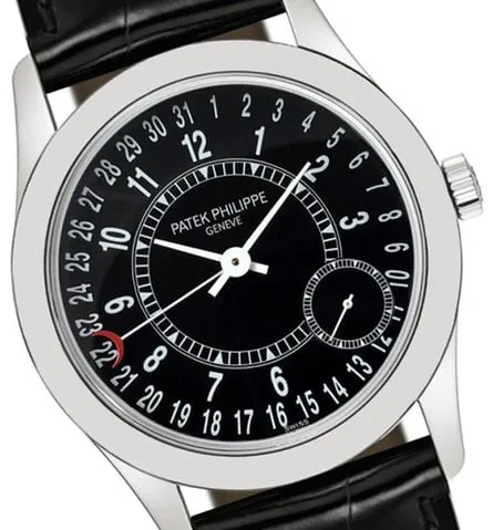 Patek Philippe Calatrava 6000G-001 37mm White gold Black