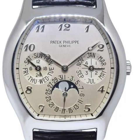 Patek Philippe Perpetual Calendar 5040P 43mm Platinum Silver