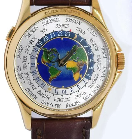 Patek Philippe World Time 5131J-001 39mm Yellow gold