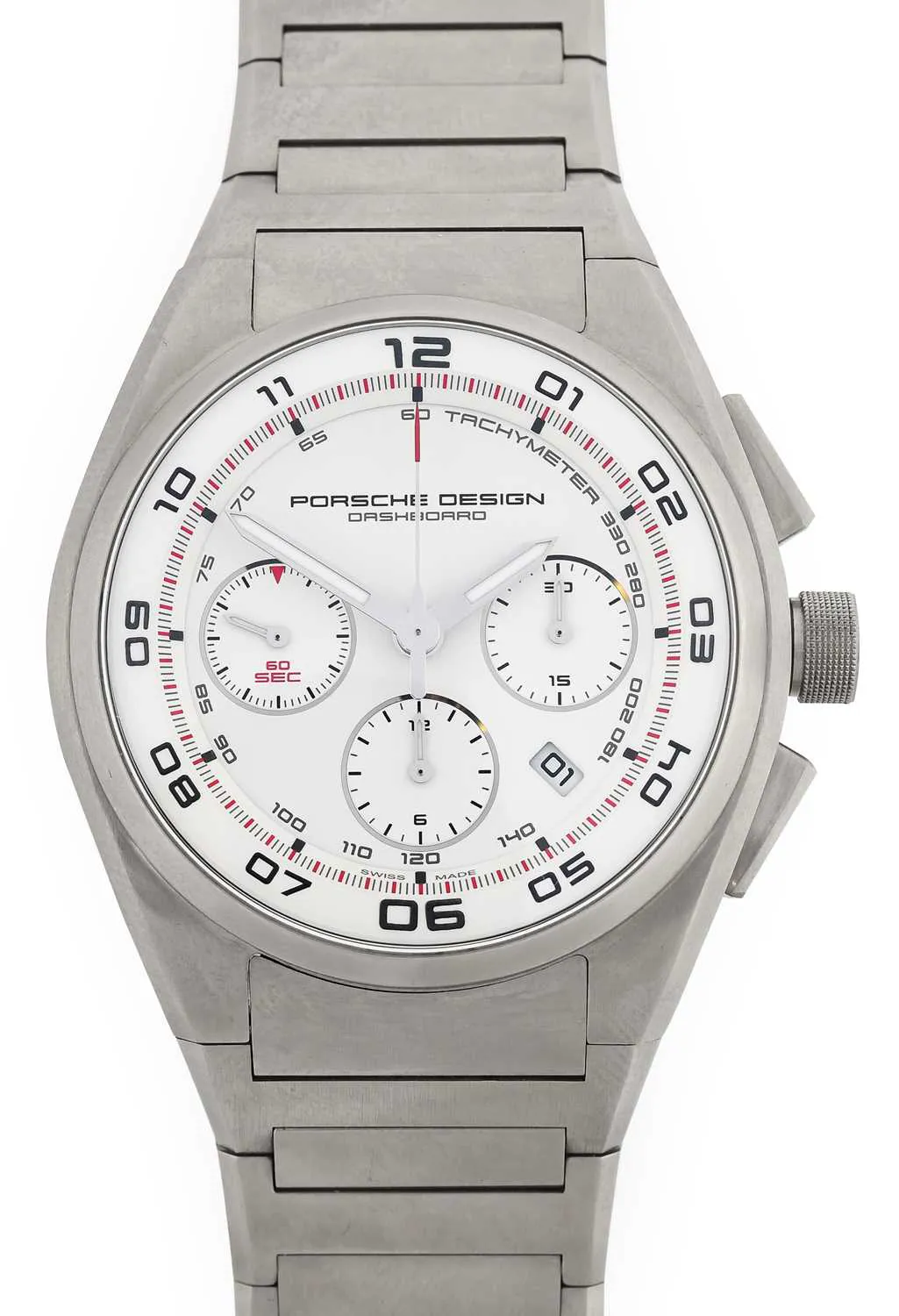 Porsche Design Dashboard 6620.11.66.0268 44mm Titanium White