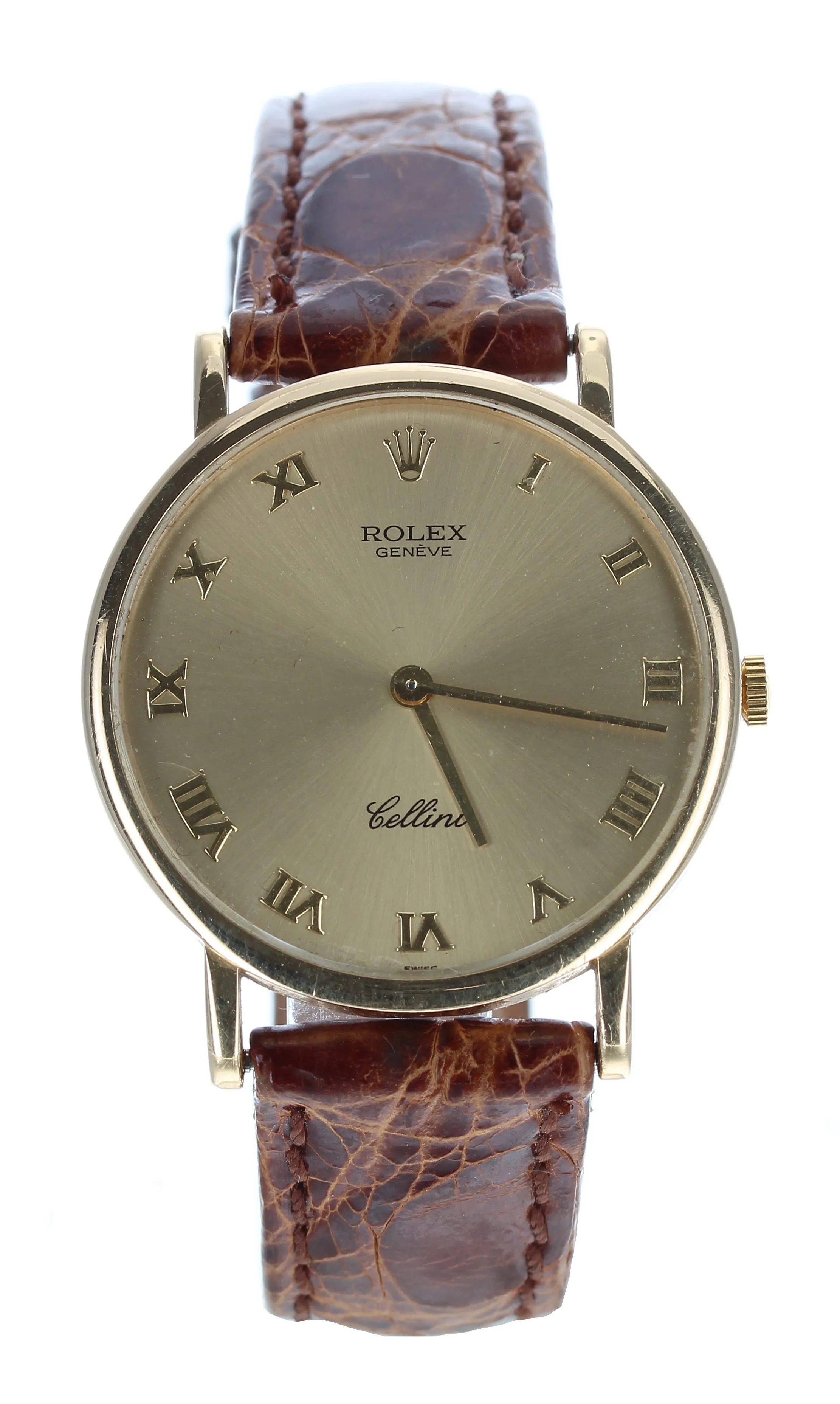 Rolex Cellini 5112 32mm Yellow gold Champagne