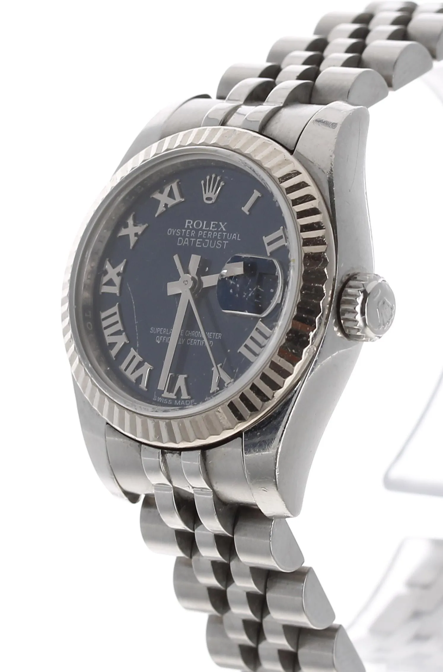 Rolex Lady-Datejust 179174 26mm White gold Blue 1