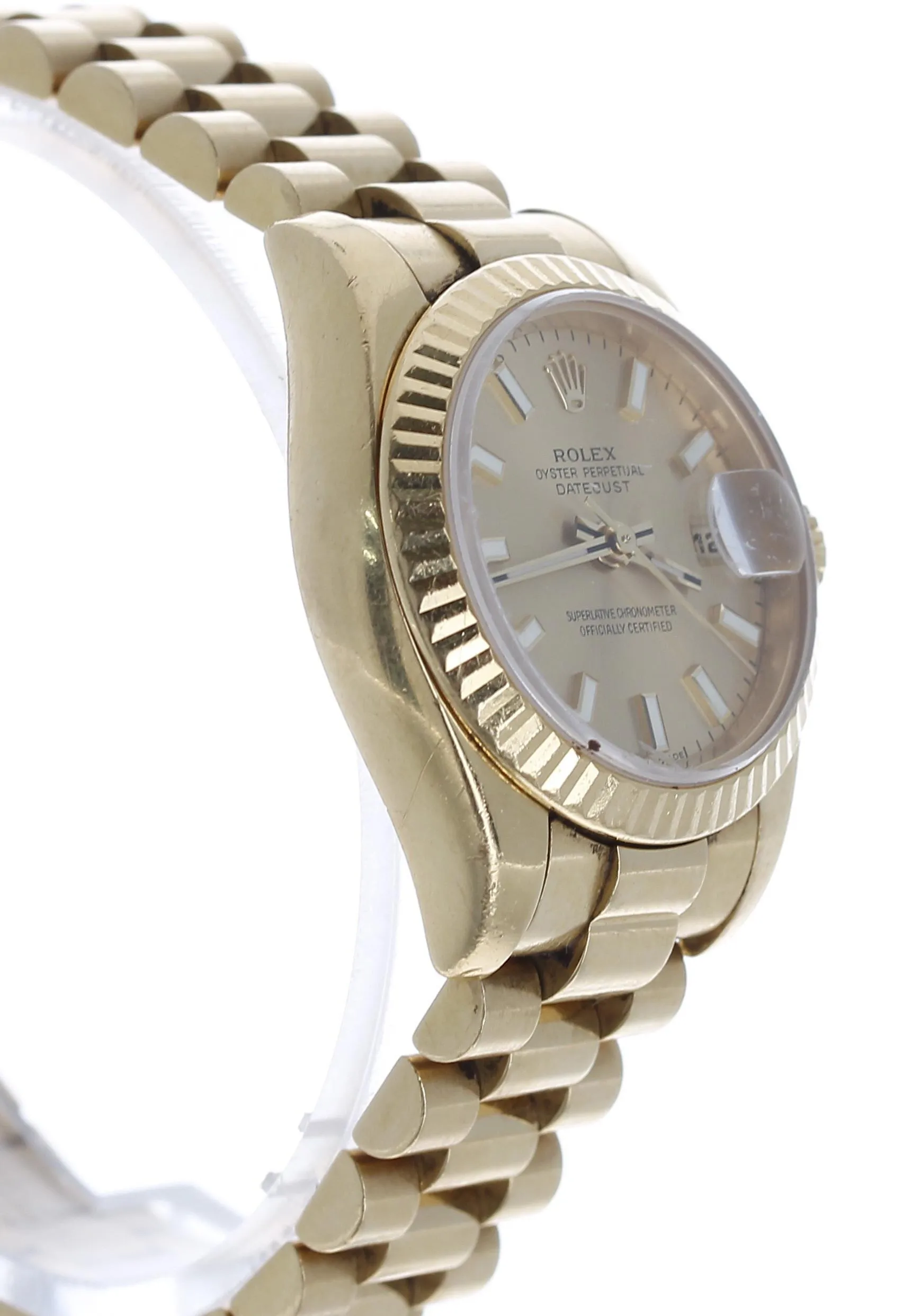 Rolex Lady-Datejust 179178 26mm Yellow gold Champagne 2