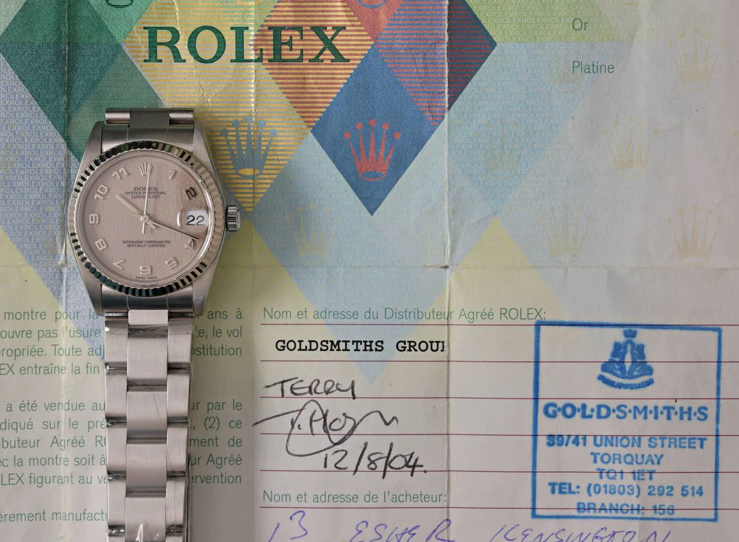 Rolex Datejust 31 78274 31mm Stainless steel White