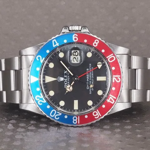 Rolex GMT-Master 16750 40mm Stainless steel Black