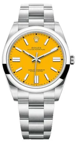 Rolex Oyster Perpetual 41 124300 41mm Stainless steel Yellow