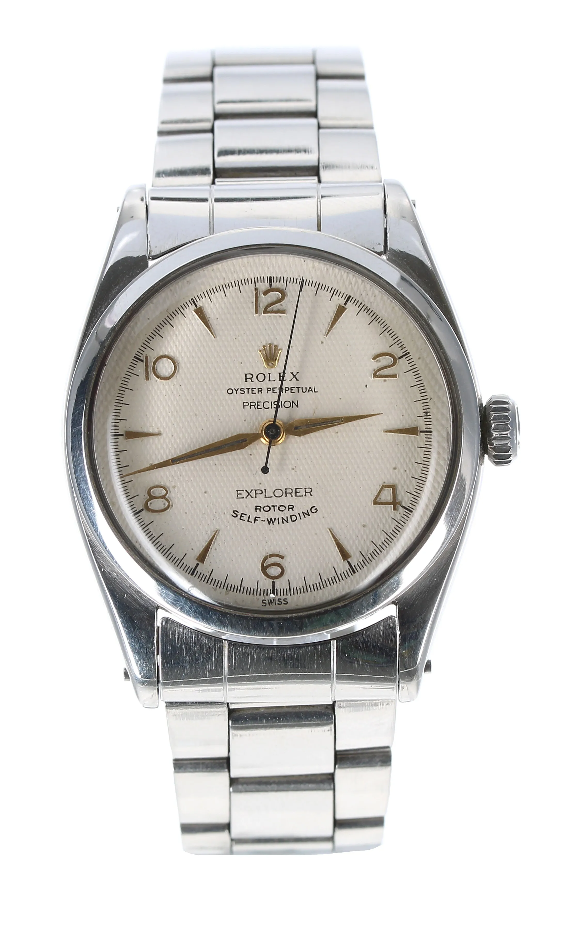 Rolex Explorer 6150 35mm Stainless steel Cream