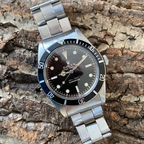 Rolex Submariner 5508 37mm Stainless steel Black