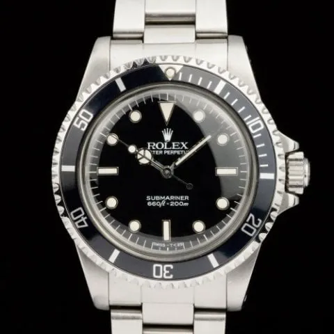 Rolex Submariner 5513 40mm Stainless steel Black