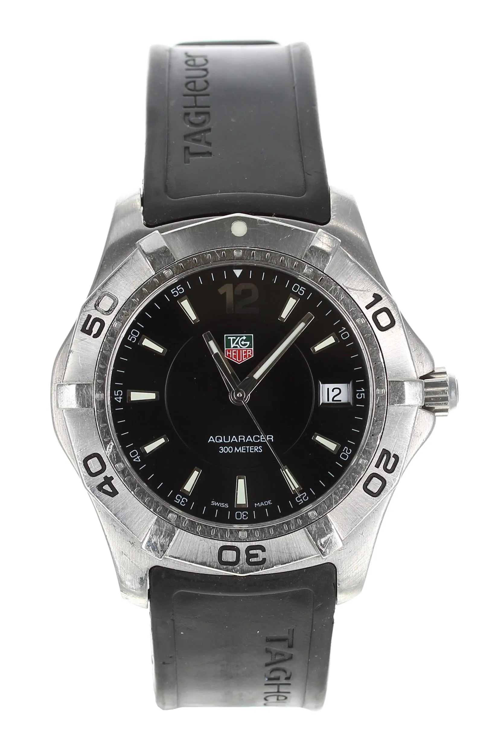 TAG Heuer Aquaracer WAF1110 41mm Stainless steel Black