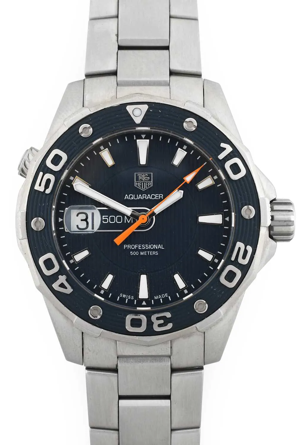 TAG Heuer Professional WAJ1112 43mm Stainless steel Blue