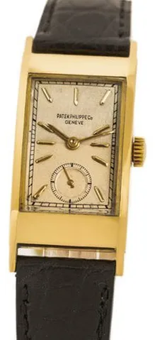 Patek Philippe Tegolino 425J 20mm Yellow gold Silver