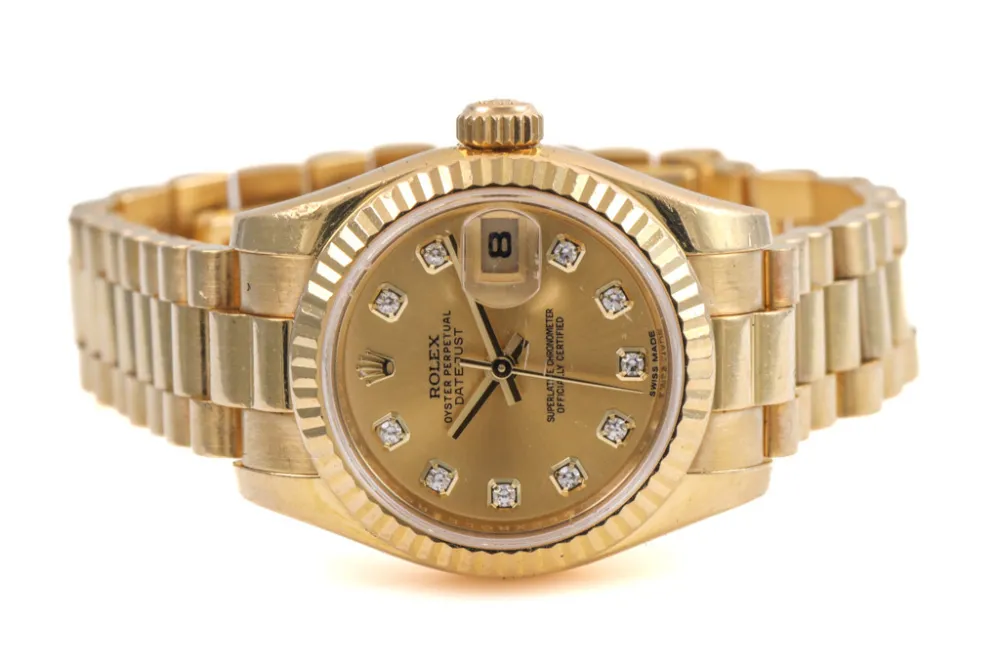 Rolex Datejust 179178G 26mm Yellow gold Champagne