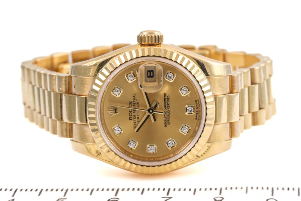 Rolex Datejust 179178G 26mm Yellow gold Champagne 3