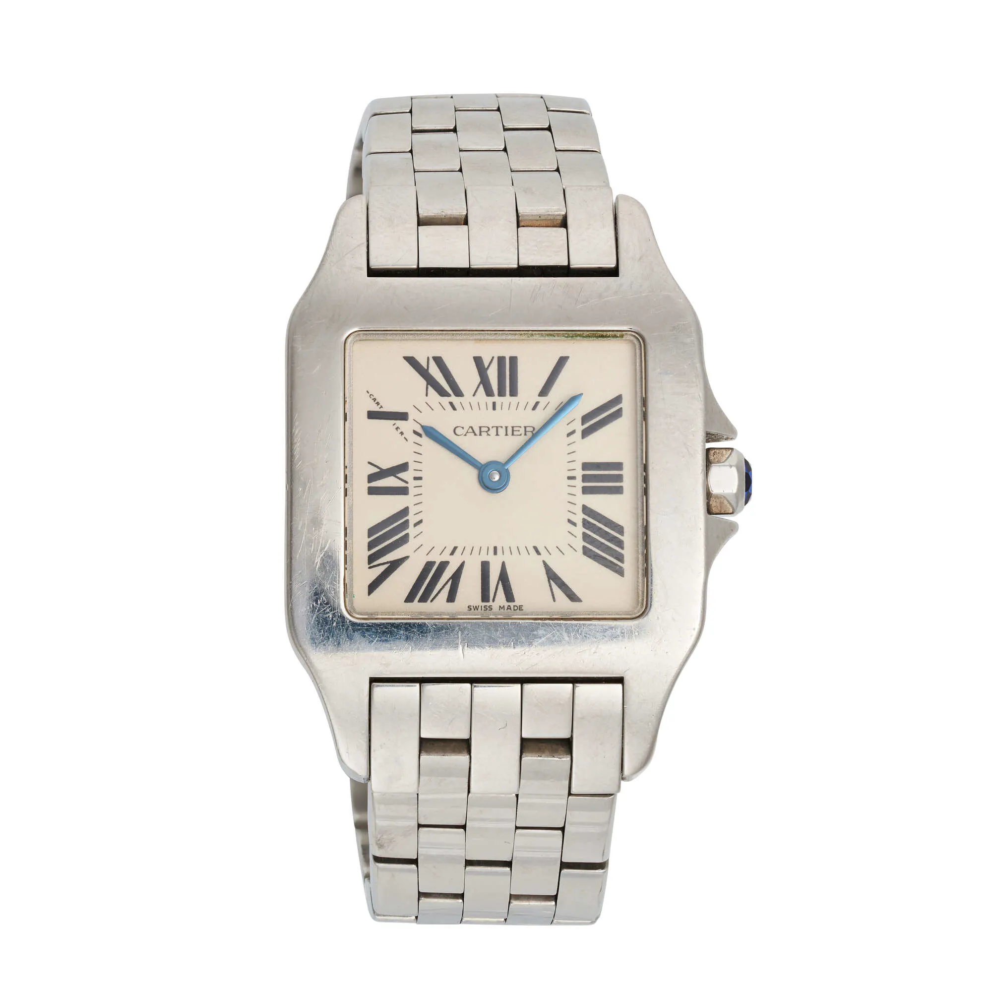 Cartier Santos 2701 26mm Stainless steel White