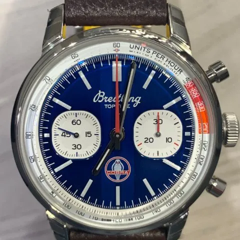 Breitling Top Time AB01763A1C1X1 41mm Stainless steel Blue