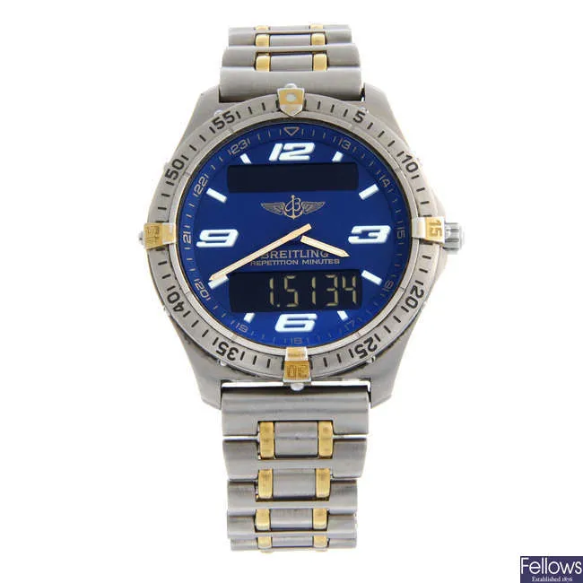 Breitling Aerospace F65362 40mm Titanium Blue