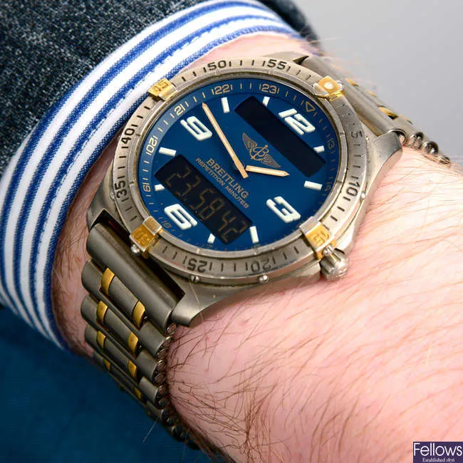 Breitling Aerospace F65362 40mm Titanium Blue 4