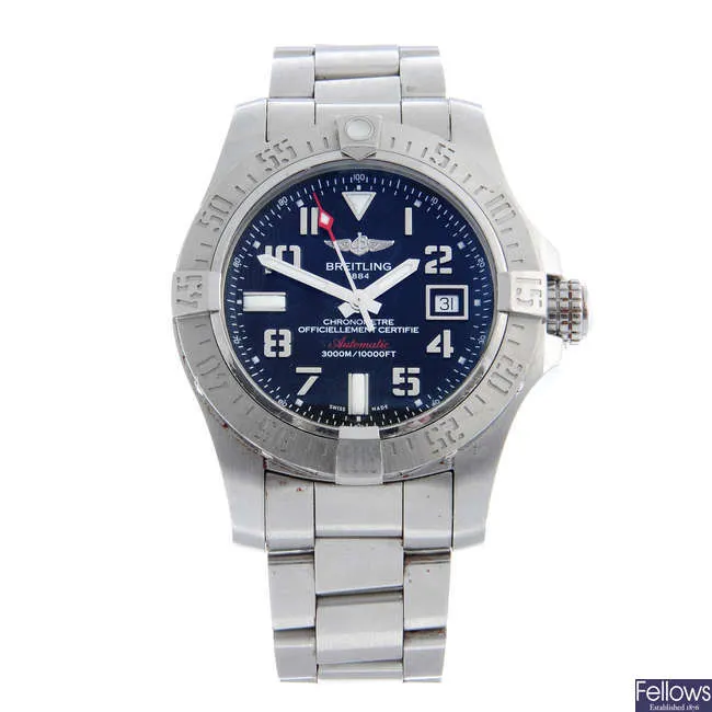 Breitling Avenger A17331 44mm Stainless steel Black