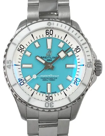 Breitling Superocean A17377211C1A1 36mm Stainless steel Turquoise