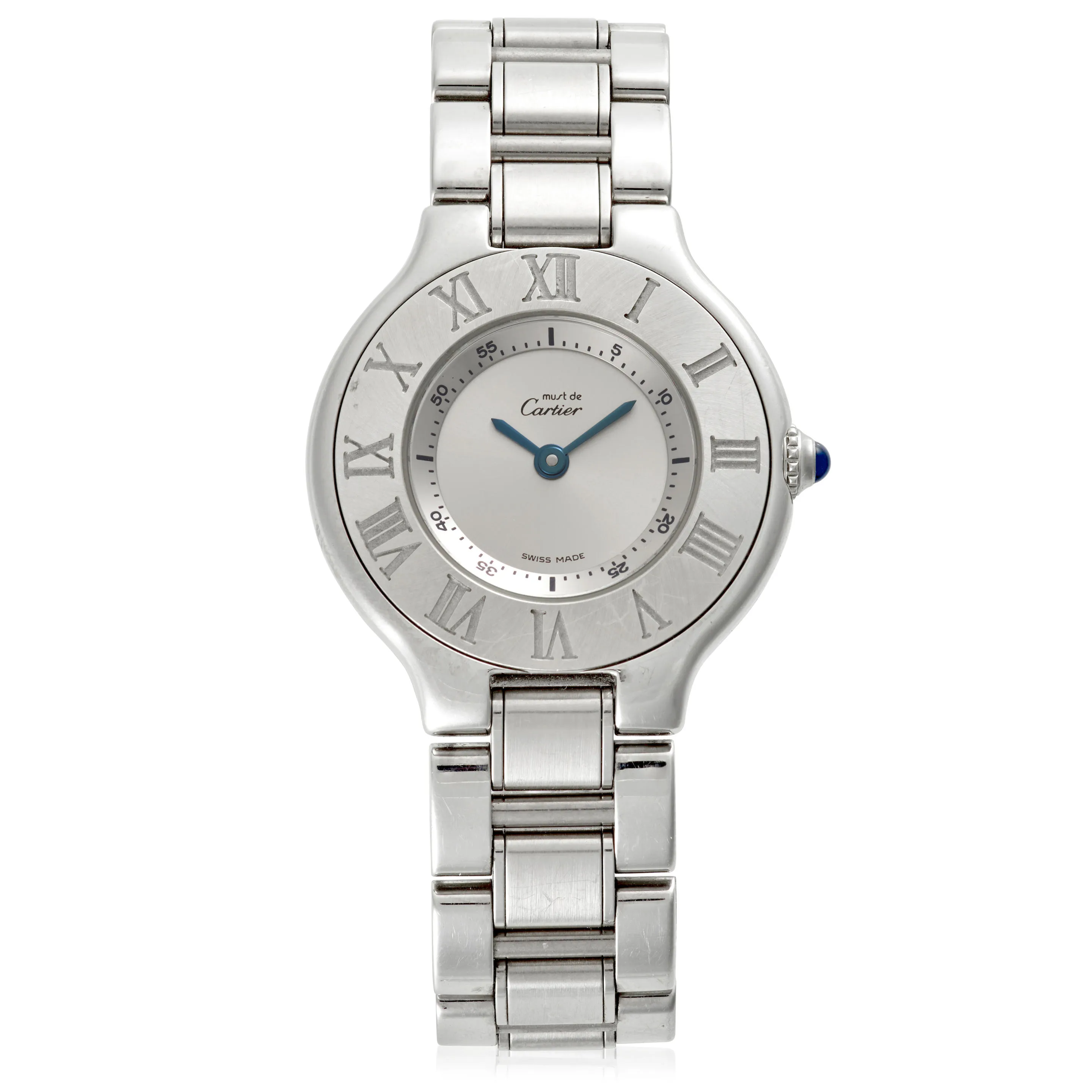 Cartier Must 21 1340 28mm Stainless steel Silver