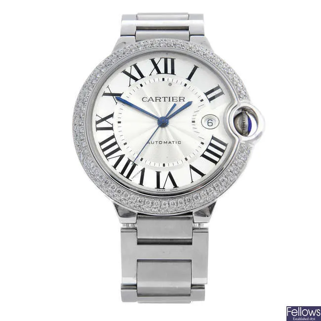 Cartier Ballon Bleu 3001 42mm Stainless steel Silver