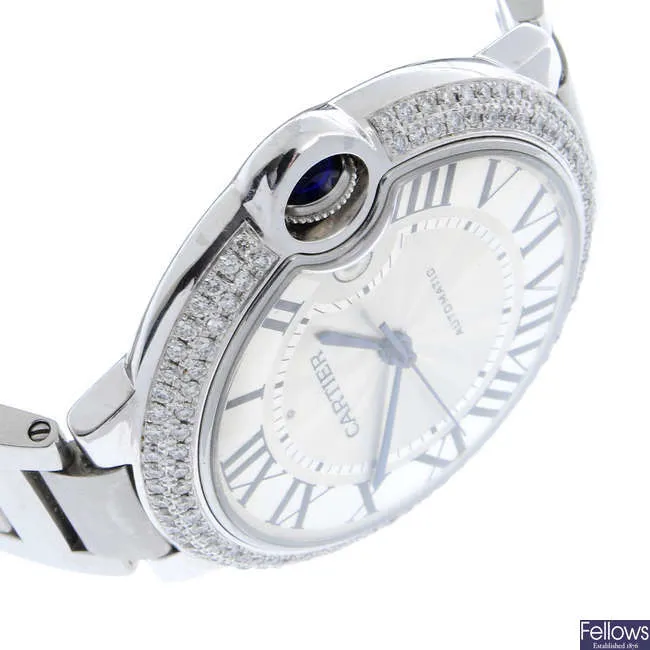 Cartier Ballon Bleu 3001 42mm Stainless steel Silver 2