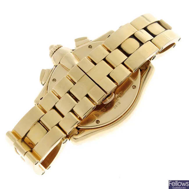 Cartier Roadster 2619 40mm Yellow gold Silver 1