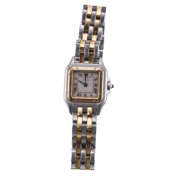 Cartier Panthère 1120 30mm Yellow gold and Stainless steel Cream