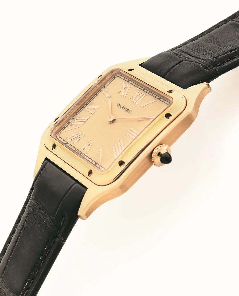 Cartier Santos WGSA0054 43.5mm Yellow gold Beige 1