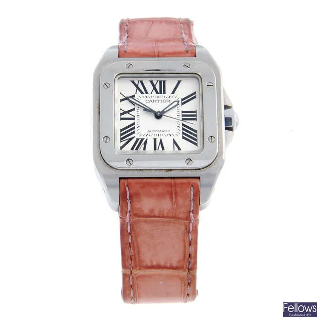 Cartier Santos 2878 34mm Stainless steel Silver