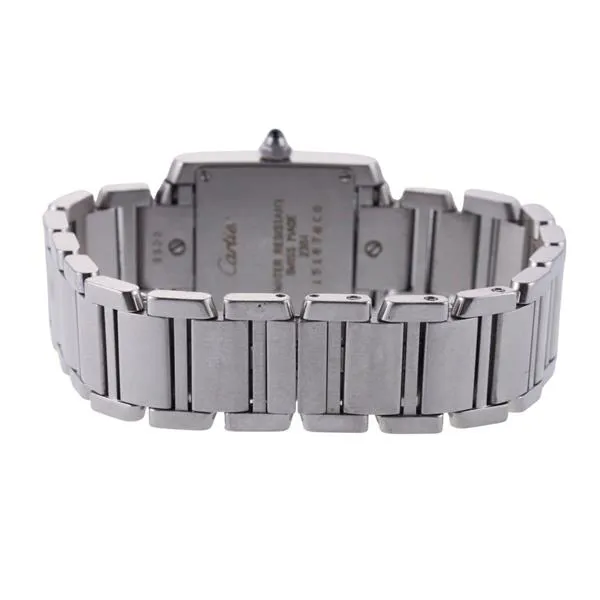 Cartier Tank 2384 21mm Stainless steel White 4