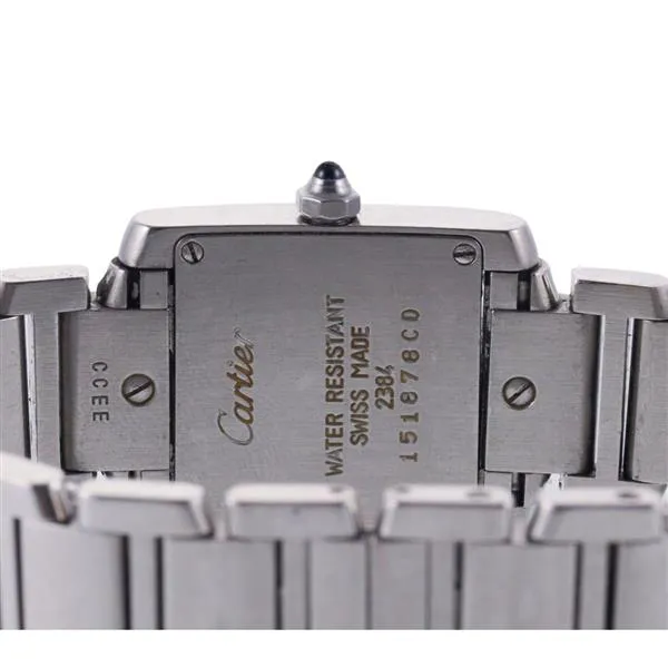 Cartier Tank 2384 21mm Stainless steel White 2