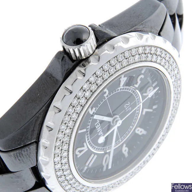 Chanel J12 H0949 34mm Diamond Black 2