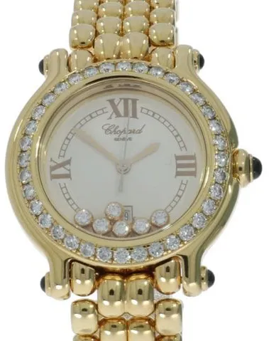 Chopard Happy Sport 27/6144-23 32mm Yellow gold White