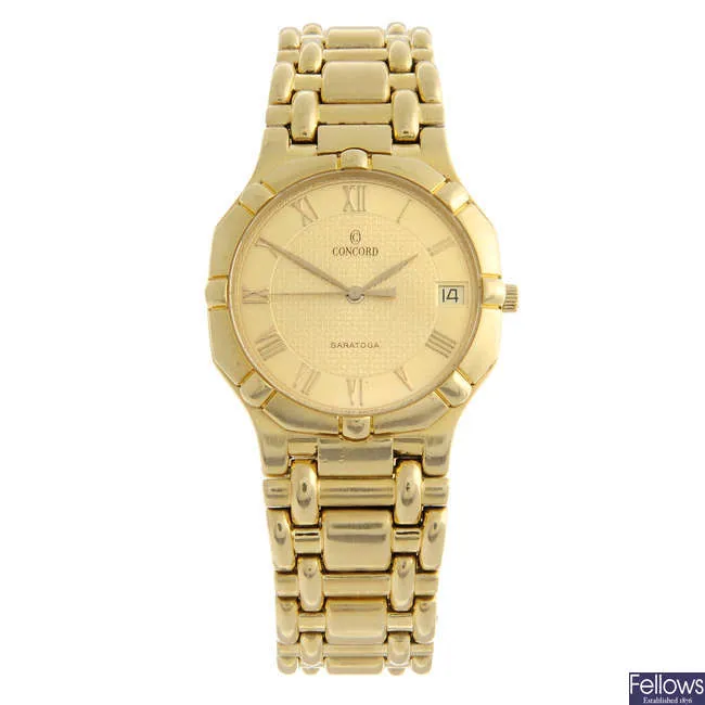 Concord Saratoga 50.58.237 32mm Yellow gold Champagne