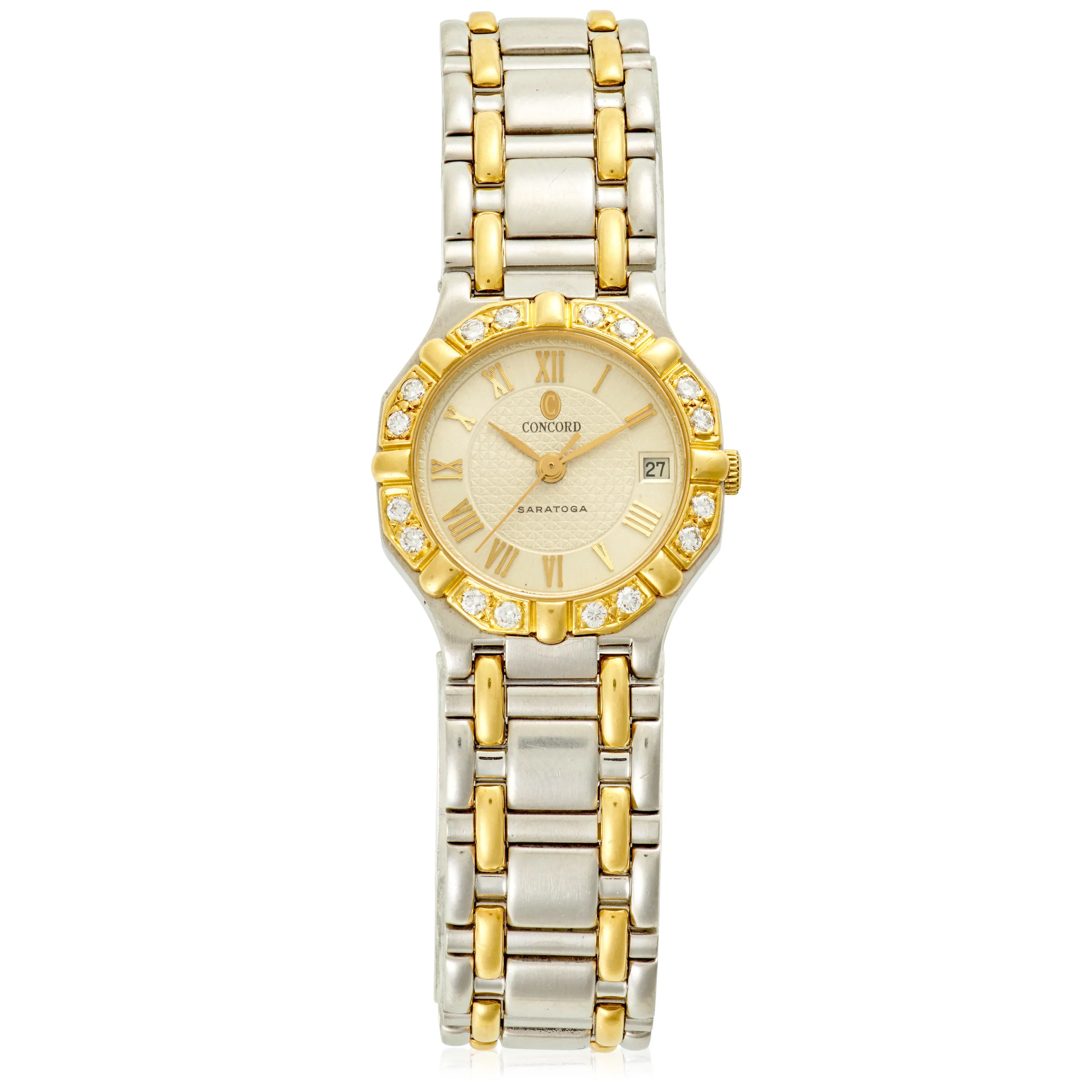 Concord Saratoga 24mm Yellow gold and Stainless steel Silver