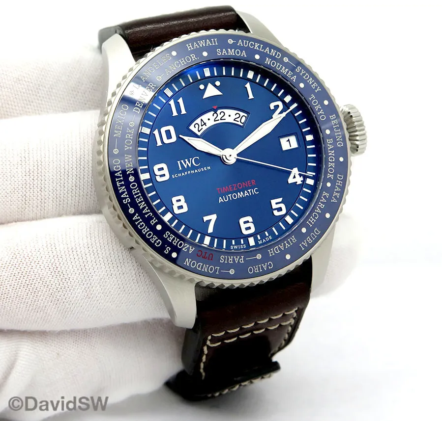 IWC Pilot IW395503 46mm Stainless steel Blue